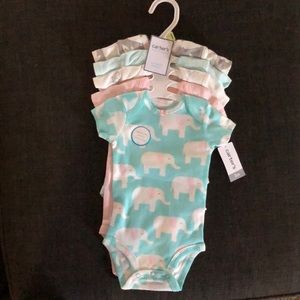 NWT Carter’s 5 Pack Bodysuit Onesies!